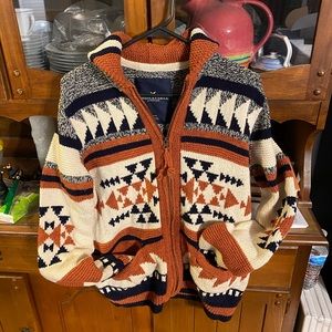 American Eagle zip up sweater